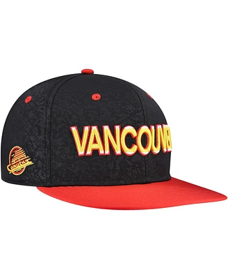 Fanatics Men's Black Vancouver Canucks Alternate Logo Snapback Hat