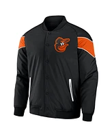 Men's Darius Rucker Collection by Fanatics Black Baltimore Orioles Baseball Raglan Full-Snap Jacket