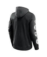 Fanatics Men's Black Brooklyn Nets Home Court Pullover Hoodie