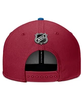 Fanatics Men's Burgundy Colorado Avalanche 2024 Nhl Draft Snapback Hat