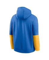 Jordan Men's Blue/Gold Ucla Bruins 2024 Sideline Club Pullover Hoodie