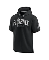 Fanatics Men's Black Phoenix Suns Elements Ready Short Sleeve Pullover Hoodie