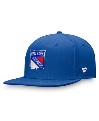 Fanatics Men's Royal New York Rangers Core Primary Logo Fitted Hat