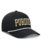 Fanatics Men's Black Purdue Boilermakers Foul Ball Rope Adjustable Hat