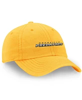 Fanatics Men's Gold Nashville Predators Wordmark Core Fundamental Adjustable Hat