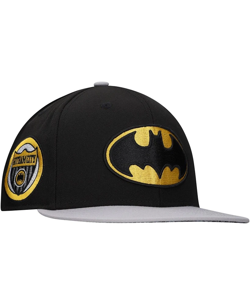 Lids Men's and Women's Black Batman Comic Undervisor Snapback Hat