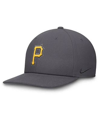 Nike Men's Gray Pittsburgh Pirates Pro Performance Snapback Hat