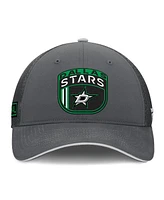 Fanatics Men's Gray Dallas Stars Authentic Pro Home Ice Trucker Adjustable Hat