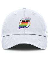 Fanatics Men's White New Jersey Devils Pride Adjustable Hat