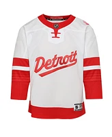 Outerstuff Big Boys and Girls White Detroit Red Wings 2025 Nhl Stadium Series Premier Jersey