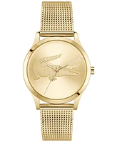 Lacoste Women's Crocodelle Gold Tone Stainless Steel Mesh Bracelet Watch