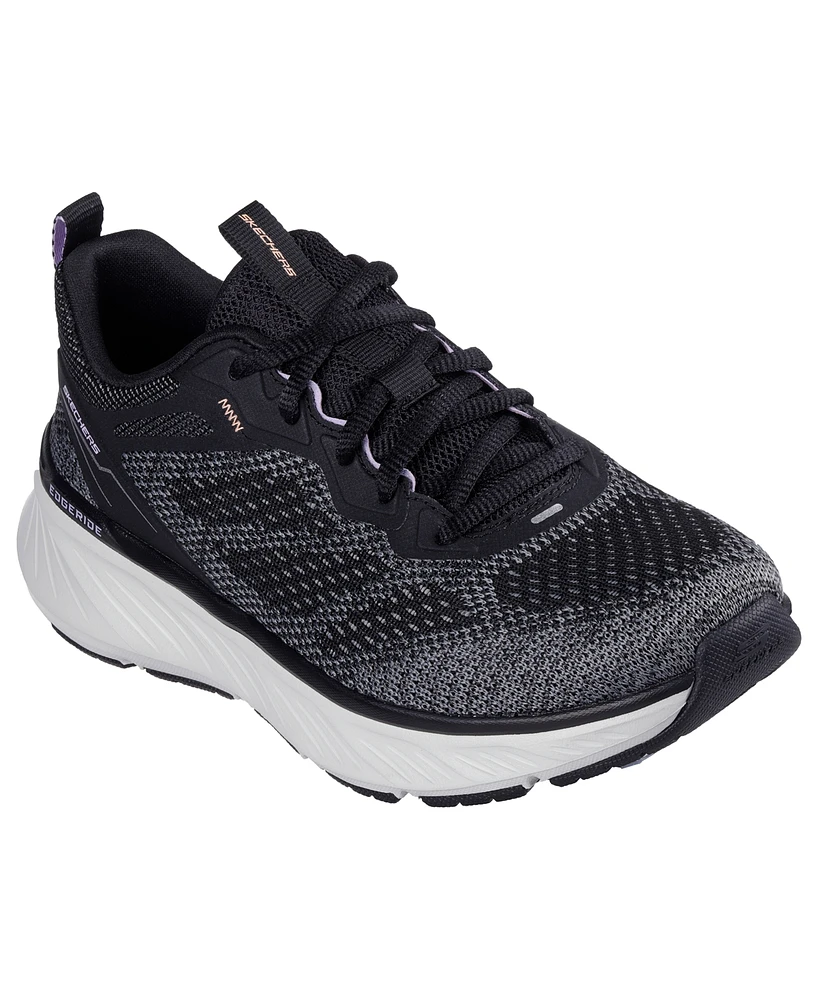 Skechers Women's Relaxed Fit: Edgeride Power Flow Athletic Sneakers from Finish Line