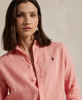 Polo Ralph Lauren Women's Classic-Fit 100% Linen Shirt