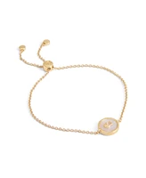 Coach Signature Mother of Pearl Coin Slider Bracelet