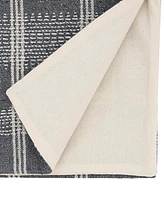 Saro Lifestyle Modernist Woven Stripe Table Runner, 16" x 72"