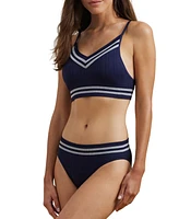 Lauren Ralph Women's Cricket Cable-Texture Seamless Wireless Bra 4L0188