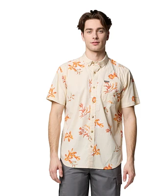 Columbia Men's Rapid Rivers Printed Short Sleeve Shirt
