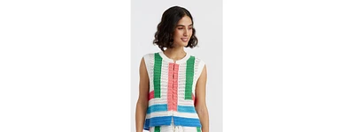 Chinti and Parker Women's & Cotton Capri Vest
