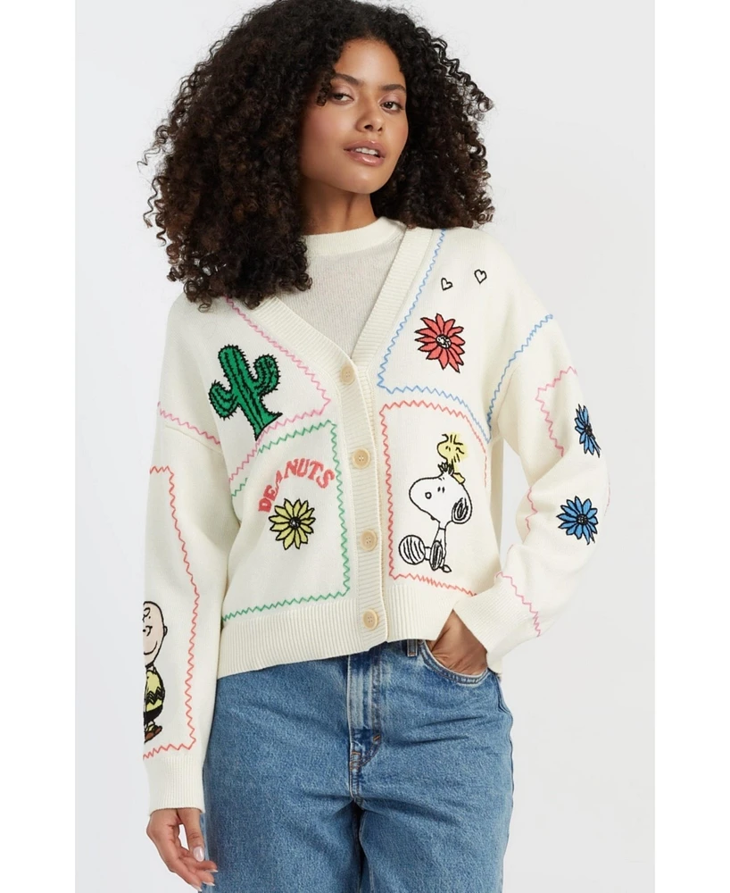 Chinti and Parker Women's & Peanuts Vacation Cardigan