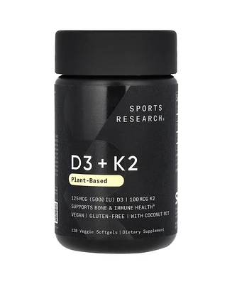 Sports Research D3 + K2 Plant-Based