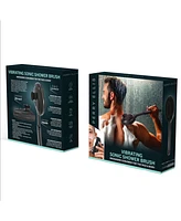 Vibrating Sonic Shower Brush with 4 Massage Modes, Waterproof Design