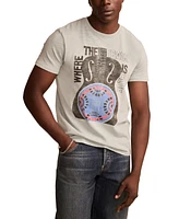 Lucky Brand Men's Blue Grass Guitar Short Sleeve T-Shirt