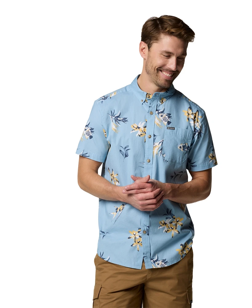Columbia Men's Rapid Rivers Printed Short Sleeve Shirt