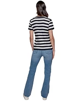 Karl Lagerfeld Paris Petite C'est Moi Striped T-Shirt