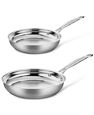 Cuisinart Chef's Classic Stainless 2-Pc. Skillet Set
