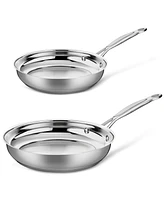 Cuisinart Chef's Classic Stainless 2-Pc. Skillet Set