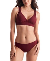 Mimi Flamingo Womens Solid Emory Bikini Top Bottoms