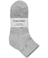 Calvin Klein Women's 3-Pk. Cushion Quarter Socks