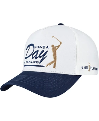 Breezy Golf Men's Cream The Players Have A Day Vintage Adjustable Hat