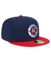 New Era Men's Navy England Revolution 2025 Kickoff 59FIFTY Fitted Hat