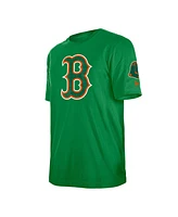 New Era Men's Kelly Green Boston Red Sox St. Patrick's Day Shamrock Fill T-Shirt