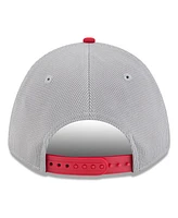 New Era Men's Gray/Red Philadelphia Phillies 2025 Batting Practice 9FORTY M-Crown Adjustable Hat