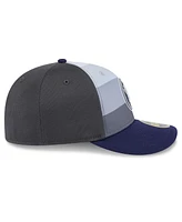 New Era Men's Gray/Navy Houston Astros 2025 Batting Practice Low Profile 59FIFTY Fitted Hat