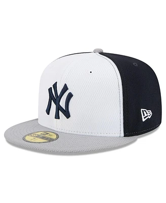 New Era Men's Navy/Gray York Yankees 2025 Mlb Clubhouse 59FIFTY Fitted Hat