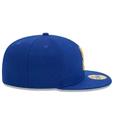 New Era Men's Royal Seattle Mariners 2025 Mlb Clubhouse 59FIFTY Fitted Hat