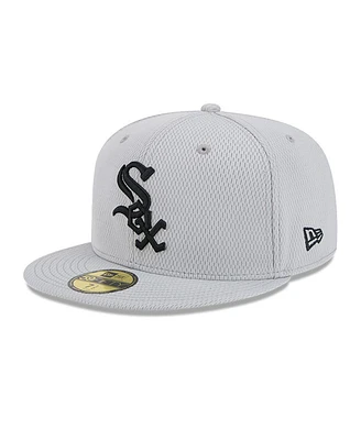 New Era Men's Gray Chicago White Sox 2025 Mlb Clubhouse 59FIFTY Fitted Hat