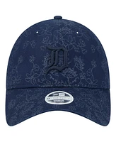 New Era Women's Navy Detroit Tigers Tonal Floral 9TWENTY Adjustable Hat