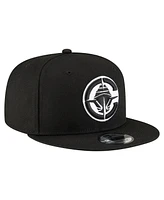 New Era Men's Black La Clippers 9FIFTY Snapback Hat