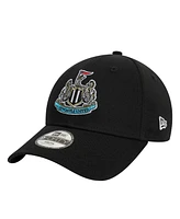 New Era Men's Black Newcastle United Core 9TWENTY Adjustable Hat