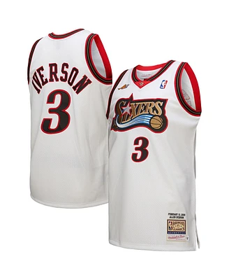 Mitchell & Ness Men's Allen Iverson White Philadelphia 76ers 2000 Nba All-Star Game Authentic Jersey