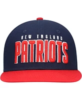 Outerstuff Preschool Navy/Red New England Patriots Lock Up Snapback Hat