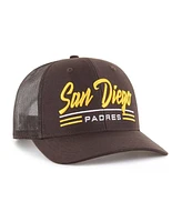 '47 Brand Men's Brown San Diego Padres Garner Trucker Adjustable Hat