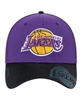 New Era Men's Purple Los Angeles Lakers Sport Night 39THIRTY Flex Hat