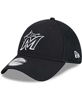 New Era Men's Miami Marlins Neo 39THIRTY Flex Hat