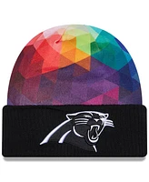 New Era Big Boys and Girls Black Carolina Panthers 2023 Nfl Crucial Catch Cuffed Knit Hat