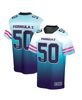 Formula 1 Men's White/Blue Neon Nights Gradient Foundation Jersey